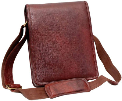 

Borse Men Casual Brown Leatherette Sling Bag