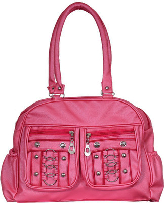 

VISHESH COLLECTIONS Women Evening/Party, Casual Pink PU Hand-held Bag