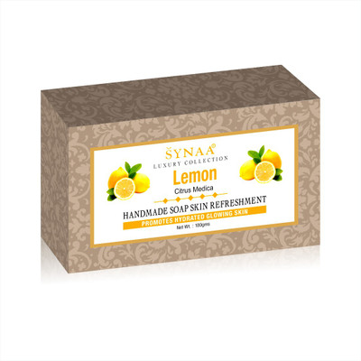

Synaa Green Tea Handmade Soap for Hydrated Glowing Skin, Enriched with (Pack of 2)(200 g, Pack of 2)