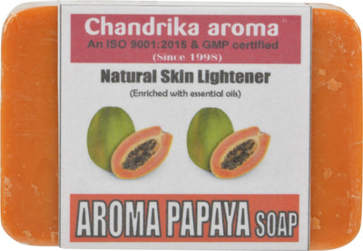 

Chandrika aroma Aroma Papaya soap(2 g, Pack of 2)