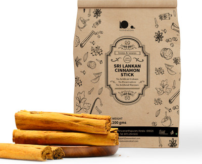 

looms & weaves - Finest Quality of Sri Lankan Cinnamon Stick - 200 gm(200)