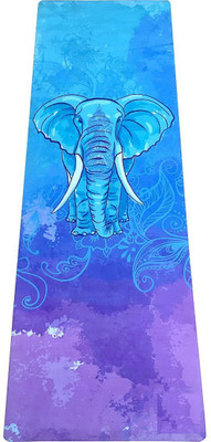 

Yoga Essentials Elephant Multicolor 3 mm Yoga Mat, Blue