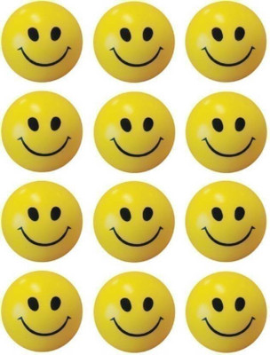 

Babies Hub soft cute Smiley Face Squeeze Stress Ball - 3 inch(Yellow)