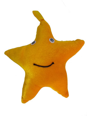 

ReneReit Collection Cartoon Character Cute Soft Toys Star Decor Cushion Pillow Yellow - 10 cm(Yellow)