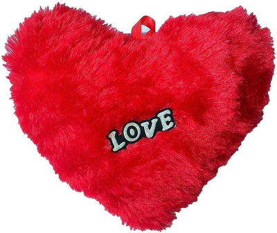 

Babies Hub Soft Love heart Cushion for kids - 25 cm(Red)