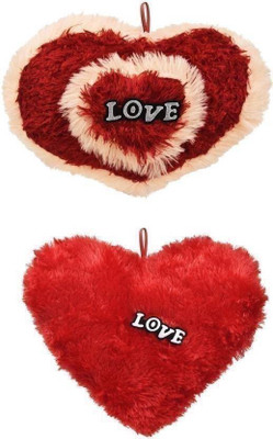 

Babies Hub pack of 2 Love Heart Soft Cushions And Pillow combo pack - 42 cm(Red)