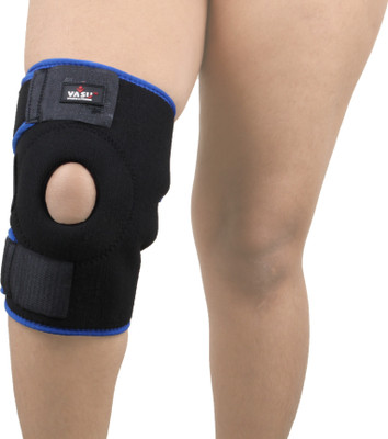 

Vasu Open Patella Neoprene Knee Support (, Black, Blue
