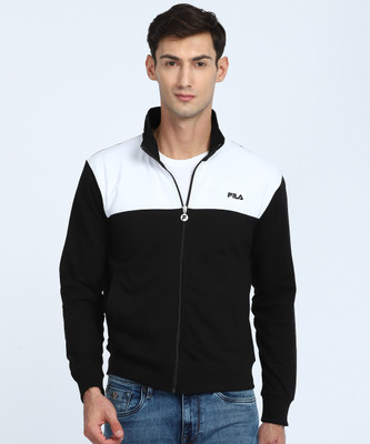 Fila Full Sleeve Solid Men Sweatshirt at flipkart