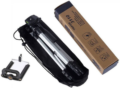 

ALONZO Tripod-3110 40.2 Inch Portable Tripod(Silver, Supports Up to 1500 g)
