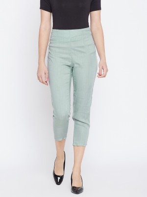 PANIT Slim Fit Women Grey Trousers