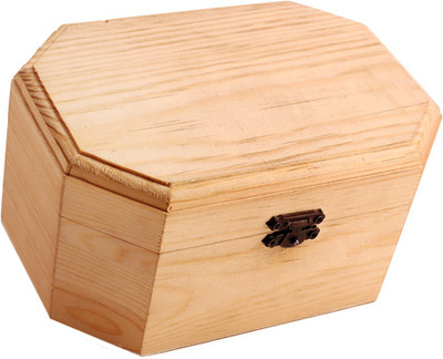 

Creative Jack Wood Jewellery Storage Box 1 Small Wooden Box for Women Jewel Organizer Gift Items Home Décor Makeup & Jewellery Storage Box Vanity Box(Golden)