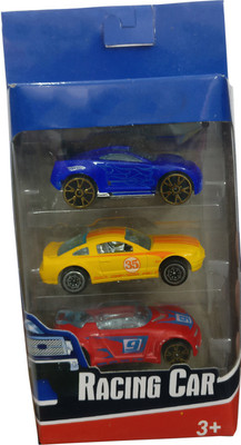 

R.V ENTERPRISES SET OF 3 PUSH HOT WHEEL CAR FOR KIDS(Multicolor)