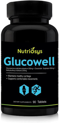 

Nutriosys Glucowell - Glucosamine, Chondroitin & MSM (90 Tablets)(90)