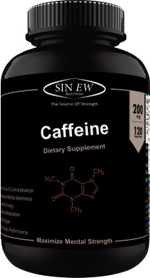 

Sinew Nutrition Caffeine 200mg Supports Focus, Energy and Endurance - 120 Veg Tablets(120 No)