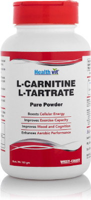 

HealthVit L-Carnitine L-Tartrate Pure Powder 100g(100 g)