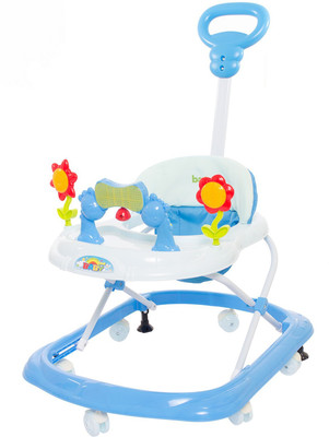 

Baybee Musical Walker & Rocker With Parent Rod(Blue)