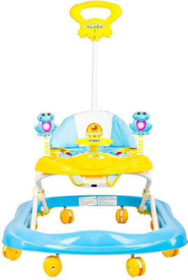 

Baybee Musical 2-in-1 Walker With Parent Rod(Blue)