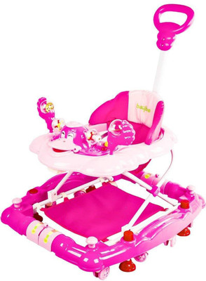 

Baybee Musical 3-in-1 Walker With Parent Rod(Pink)