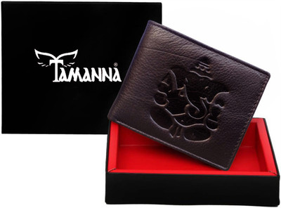 

Tamanna Men Brown Genuine Leather Wallet(1 Card Slot)