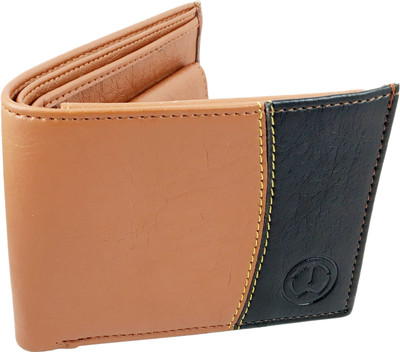 

TnW Boys Tan, Black Artificial Leather Wallet(3 Card Slots), Black;tan
