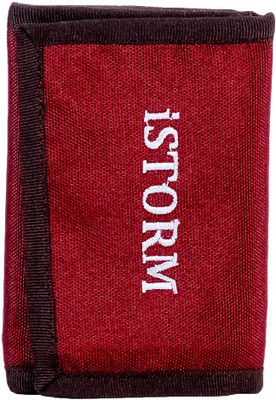 

Istorm Men Black, Maroon Fabric Wallet(4 Card Slots)