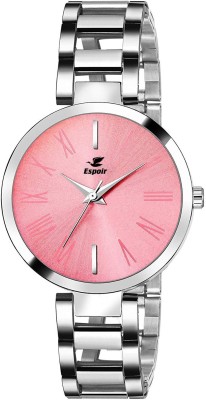 Espoir Stainless Steel Chrome Plated Analog Watch  - For Women