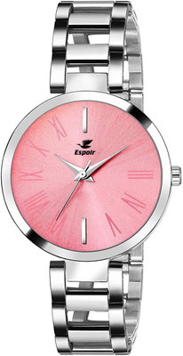 Espoir Stainless Steel Chrome Plated Analog Watch - For Women