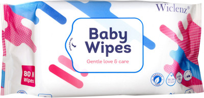 

Wiclenz Baby Wipes - Pack of 80 Wipes (Model 98) - Pack of 5(5 Pieces)