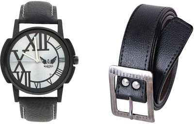 

Martell Belt, Analog Watch Combo(Black)