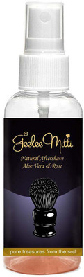 

Geeleemitti Natural Aftershave with Aloe Vera + Rose Water mixed for Shaving, Cuts & Sores 100ml(100 ml)