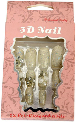 

3D Artificial Nails With Gum Inject Multicolor(Pack of 1)