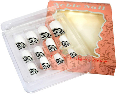 

Noble Plain Artificial Nails With Gum Inject Multicolor(Pack of 1)