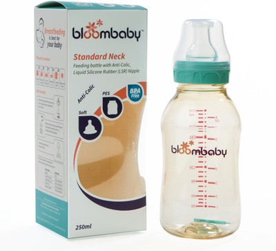 

Bloombaby Microwave Safe Standard Neck - 250 ml(Natural honey colour)