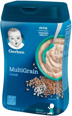 GERBER Baby Multigrain Cereal Cereal(454 g, 8)