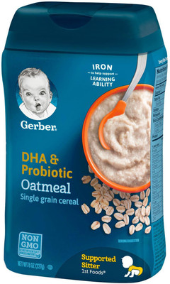 

Gerber Baby Cereal DHA & Probiotic Cereal(227 g, 9)