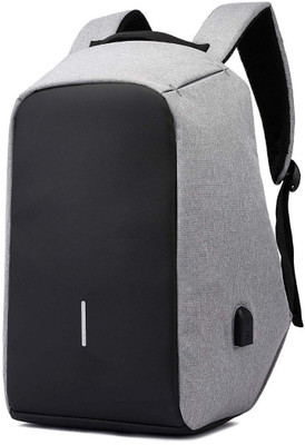 

ELE ESPIRIT 5 Litre Anti Theft Backpack with USB Charging Port, Waterproof (Grey), Anti Theft, Unisex, School, Travel Pack Fits Under 14 Inch & 15.6 Inch Laptop 25.0 Backpack(Grey)