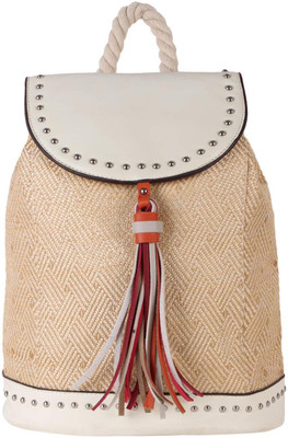 

Don Cavalli Women Pu Leather Backpack 5.0 L Backpack(Brown)