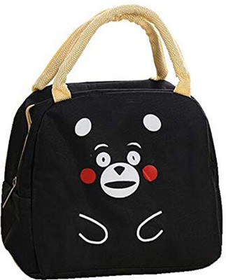 

PELO Fancy Cartoon Design Thermal Bag for Lunch and Other Storage Use, Black, Pack of 1. Waterproof Lunch Bag(Black, 5 L)