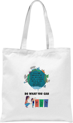 

Rawpockets Rawbags ' Do What You Can ' Multipurpose Bag(White, 5 L)