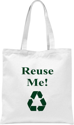 

Rawpockets Rawbags ' Reuse Me ' - White Multipurpose Bag(White, 5 L)