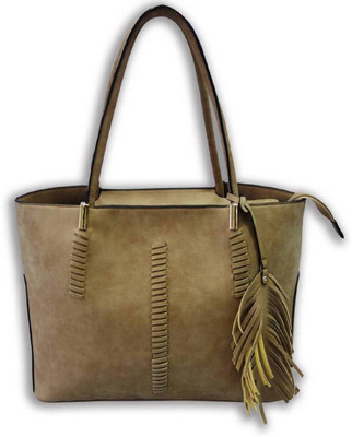 

LACIRA Stylish leather Women Handbag Waterproof Shoulder Bag(Beige, 15)