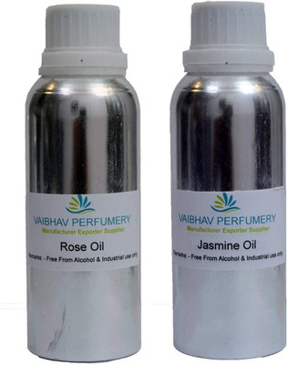 

VAIBHAV PERFUMERY Rose And Jasmine Oil Combo Of 02 Pcs In 250 ML Aluminum Bottle(250 ml)