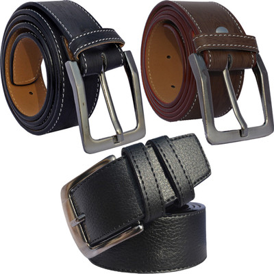

HENEDA Men Formal Multicolor Synthetic Belt