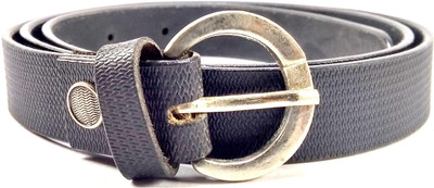 

UBL Women Casual, Formal Black Genuine Leather Reversible Belt