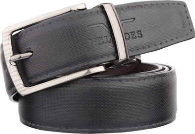 

WELHIDES Men Casual Black Artificial Leather Belt, Brown