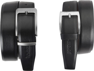 

LIMERENCE Men Formal, Casual Black Artificial Leather Belt