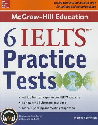 McGraw-Hill Education 6 IELTS Practice Tests with Audio(English, Paperback, Sorrenson Monica) Flipkart