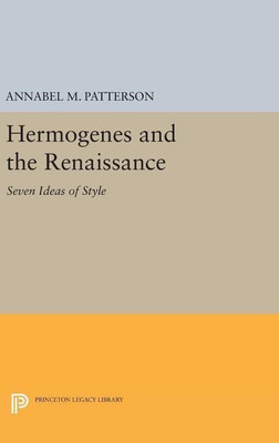 Hermogenes and the Renaissance(English, Hardcover, Patterson Annabel M.)