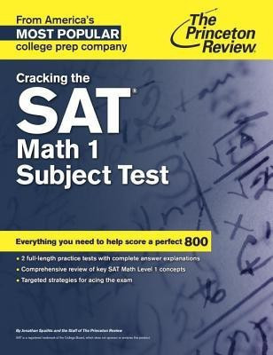Cracking The Sat Math 1 Subject Test(English, Paperback, Review Princeton)
