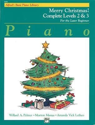 Alfred's Basic Piano Library Merry Christmas 2-3(English, Book, Palmer Willard A)